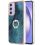 Abbildung zeigt Design Schutzhülle Backcover Marble green mit Ring Abbildung von Design Schutzhülle Backcover Marble green mit Ring
