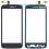 Touchscreen (Frontglas) schwarz
