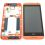 Frontschale mit Display + Touchscreen orange