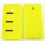 Akkudeckel gelb