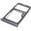 SIM Halter und Speicherkarten Einschub grau