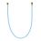 Antenne Antennenkabel 369,9mm blau