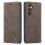 Exclusiv Tasche Bookstyle Handytasche dunkelbraun