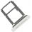 SIM Halter und Speicherkarten Einschub Tray silber