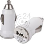 hier klicken, um das Produktfoto f&uuml;r Micro Zigarettenanzünder-Adapter auf USB 1A weiß zu vergr&ouml;&szlig;ern