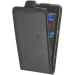 hier klicken, um das Produktfoto f&uuml;r Ledertasche Flipstyle schwarz zu vergr&ouml;&szlig;ern