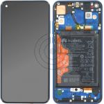 hier klicken, um das Produktfoto f&uuml;r Display + Touchscreen + Rahmen + Akku -Modul blau zu vergr&ouml;&szlig;ern