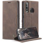 hier klicken, um das Produktfoto f&uuml;r Exclusiv Tasche Bookstyle Handytasche dunkelbraun zu vergr&ouml;&szlig;ern