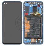 hier klicken, um das Produktfoto f&uuml;r Display + Touchscreen + Rahmen + Akku blau zu vergr&ouml;&szlig;ern