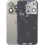 hier klicken, um das Produktfoto f&uuml;r Rückschale Akkudeckel natural titanium +Kameraglas zu vergr&ouml;&szlig;ern