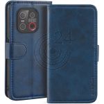 hier klicken, um das Produktfoto f&uuml;r Handytasche Bookstyle Tasche Case Hülle blau zu vergr&ouml;&szlig;ern