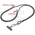 hier klicken, um das Produktfoto f&uuml;r Umhängeband Halsband Lanyard mit Ladefunktion zu vergr&ouml;&szlig;ern