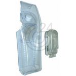 hier klicken, um das Produktfoto f&uuml;r Transparenttasche m. Drehclip zu vergr&ouml;&szlig;ern